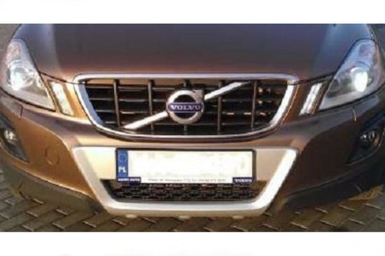 Юбка переднего бампера V.1 для VOLVO XC60 2008-2013