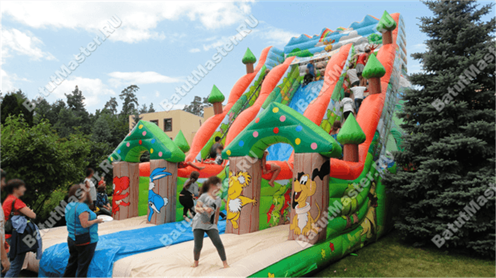 Надувная горка "Форест"