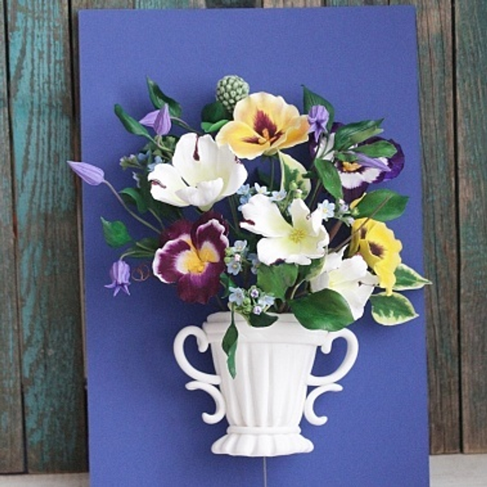 Паспарту отечественное. Основа для Весеннего проекта 2018. (синее)