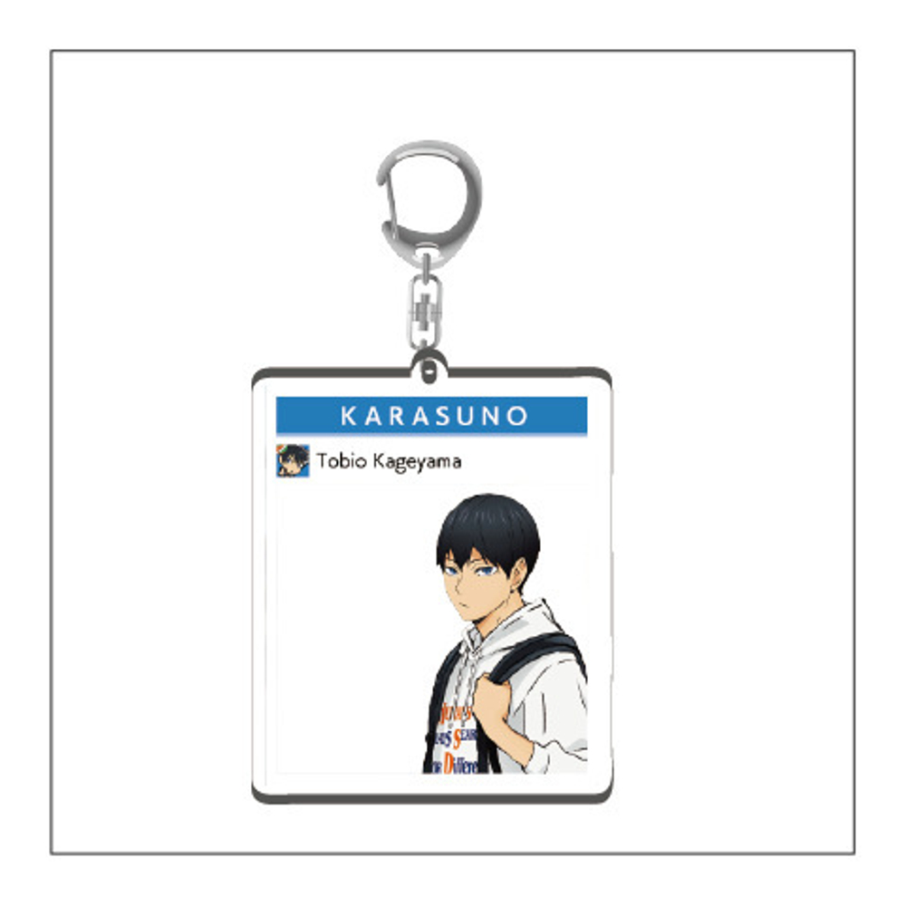 Брелок квадратный "Волейбол / Haikyu!!"