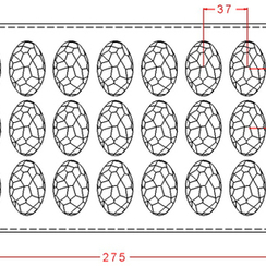 700-у | Форма для шоколадных конфет (275*175 мм)