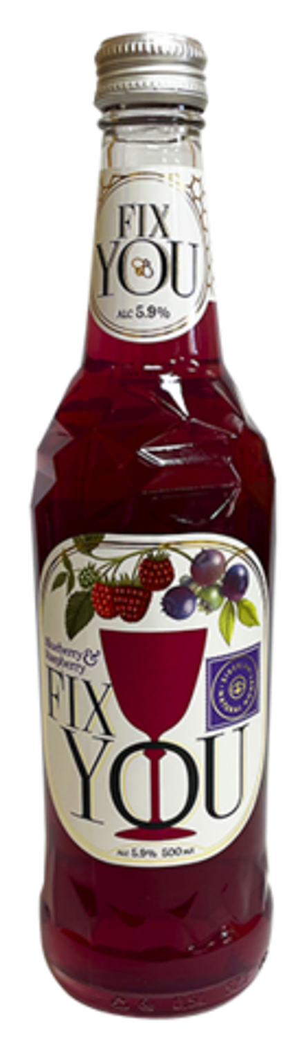 Медовуха Фикс Ю Черника И Малина / Fix You Blueberry & Raspberry 0.5 - стекло
