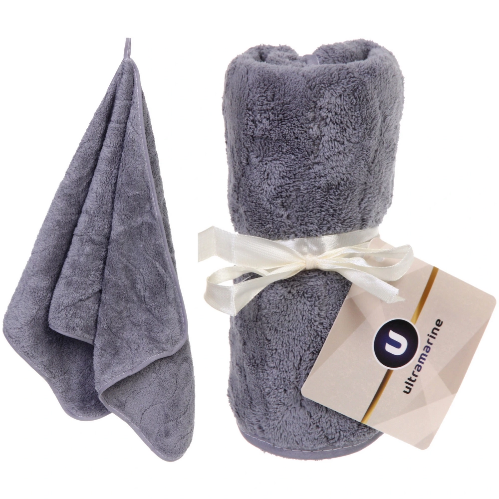 Полотенце кухонное «SOLO», 35*75 см, цвет графит, микрофибра