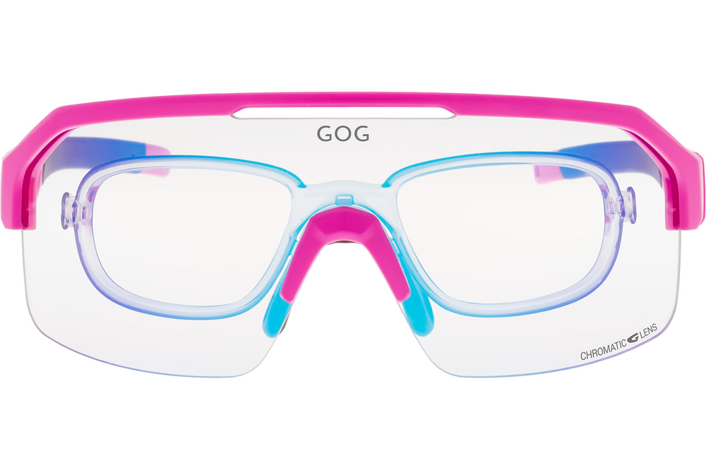 Спортивные очки GOG Thor C / Matt Neon Pink-Black / Photochromic Blue Lens