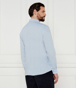 Льняная рубашка H-ROAN-BD-E-C1-243 BOSS BLACK - голубой(50520283)