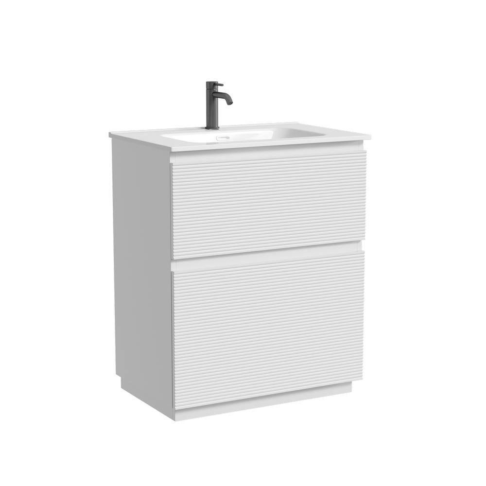 Тумба напольная Sancos Folk Floor 690х445х850, c двумя ящиками оснащенными доводчиками, Bianco, арт.FL70FW