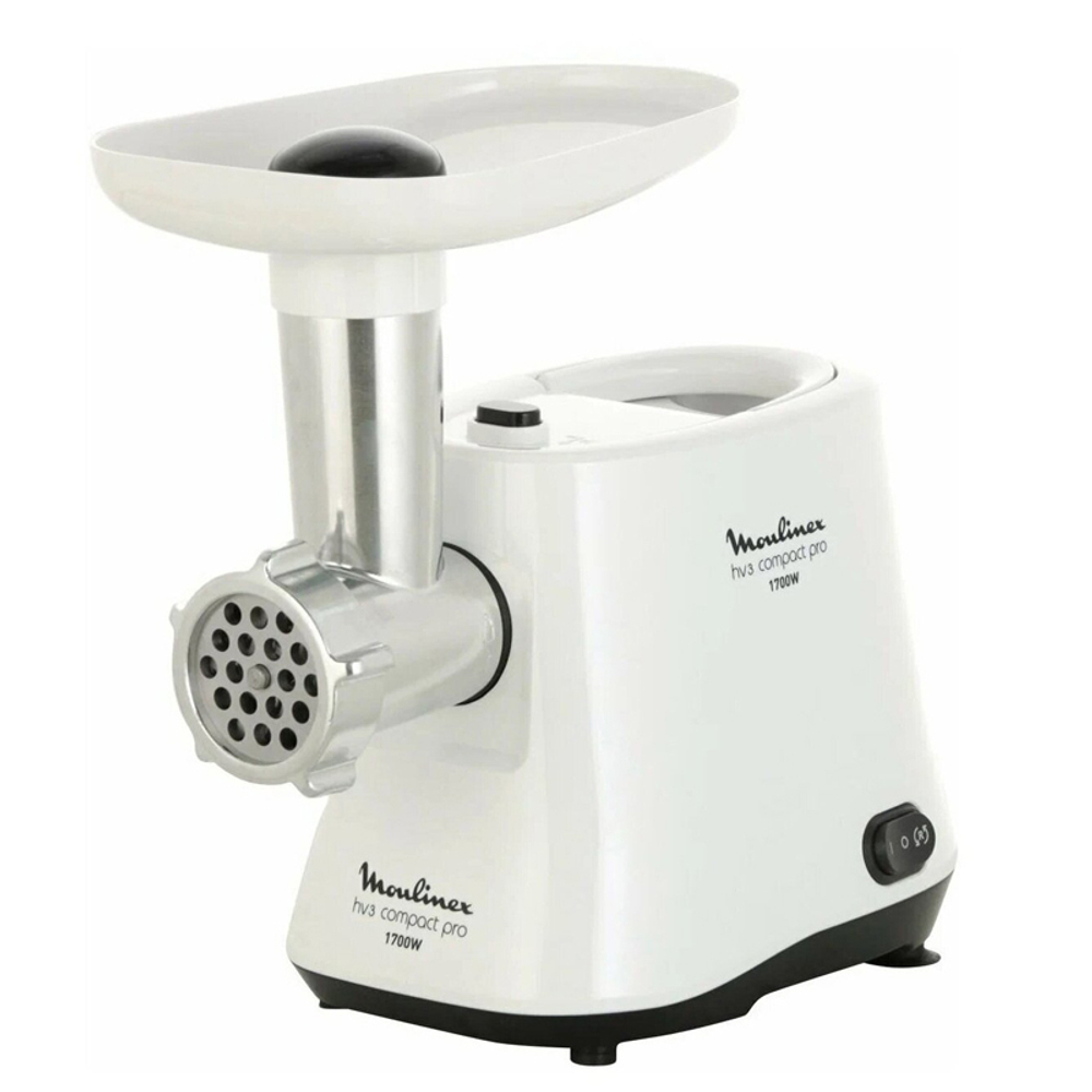 Мясорубка Moulinex HV3 3в1 ME301132, белый