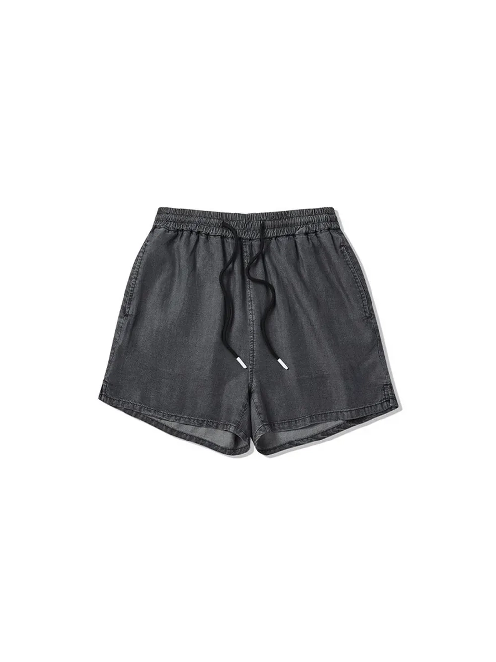 Джинсовые шорты со шнурком из тенсела