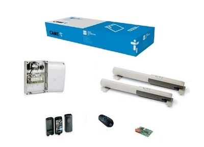 Комплект автоматики для двухстворчатых распашных ворот на основе привода А3000А (блок управления ZF1N, радиоуправление с динамическим кодом, фотоэлементы)