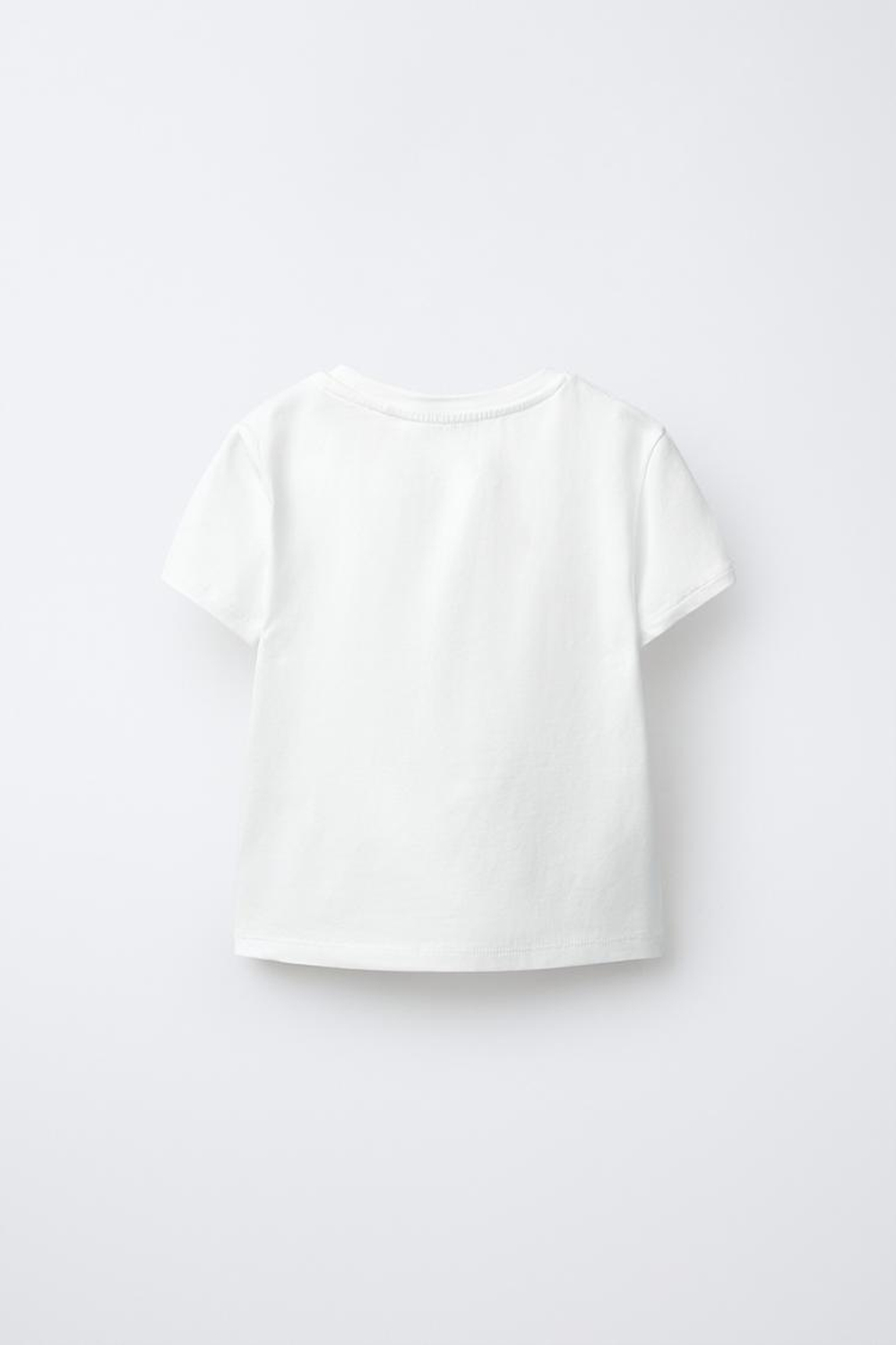 ZARA ФУТБОЛКА С БАНТИКОМ, БЕЛЫЙ