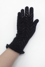 Перчатки ажурные ПЧ237-07 черный