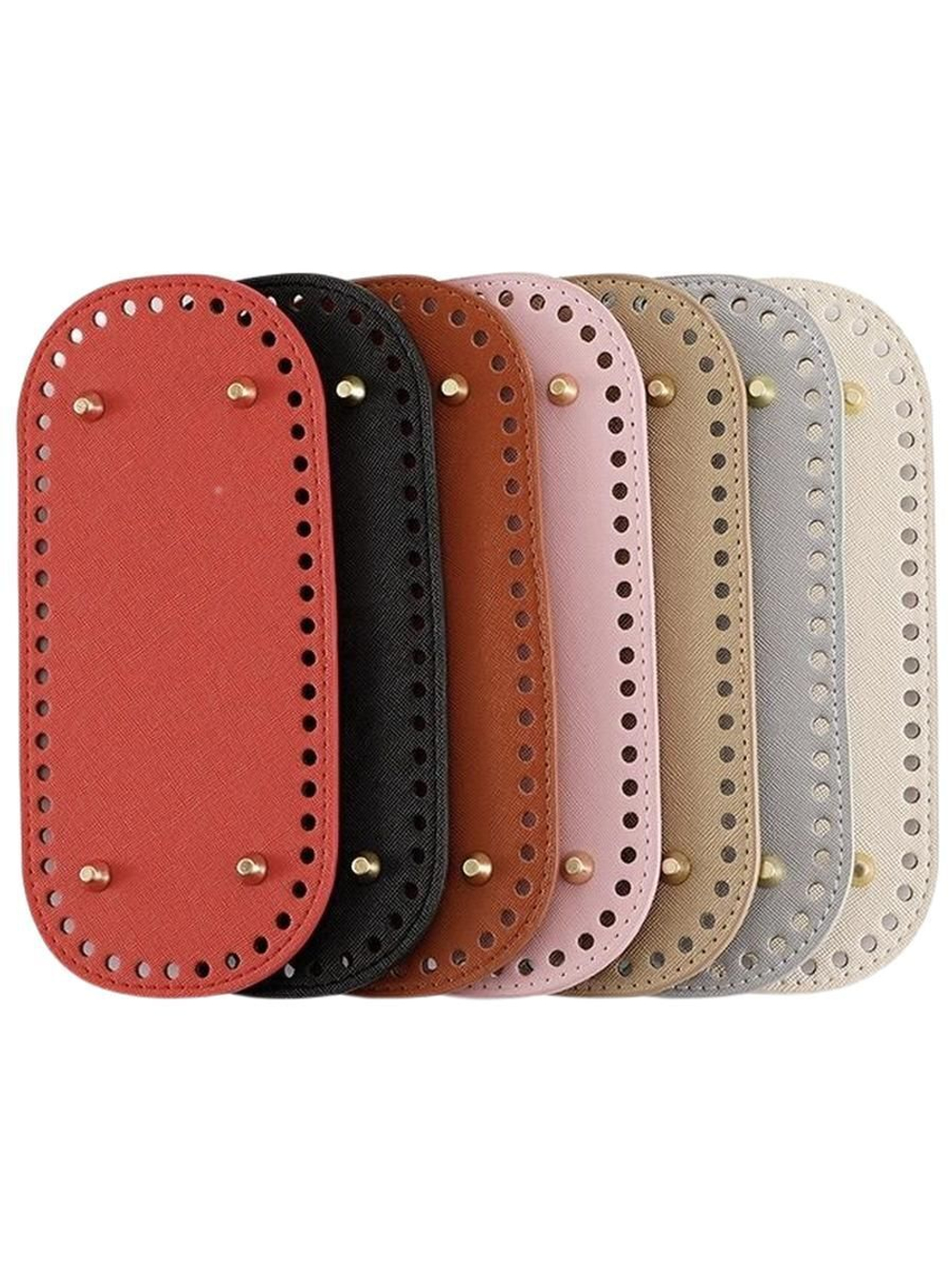 Донышко для сумки и корзинки (овал 10 *22 см, цвет светло-бежевый)/ основание для вязаных крючком сумок