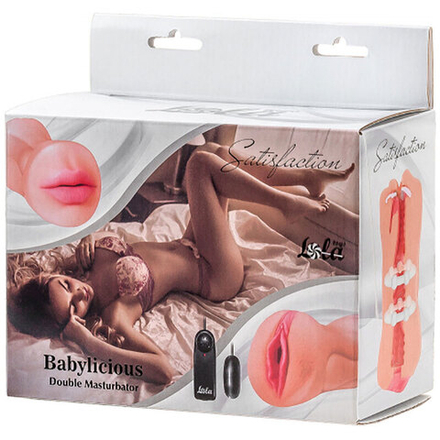 Двойной мастурбатор с вибропулей Satisfaction Babylicious  2101-05lola