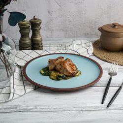 Тарелка d 26 см h2 cм Blue Matt New Brown Taiga P.L. [1]