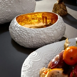 Чаша L'Objet Haas Mojave White Gold (19 x 16 см)