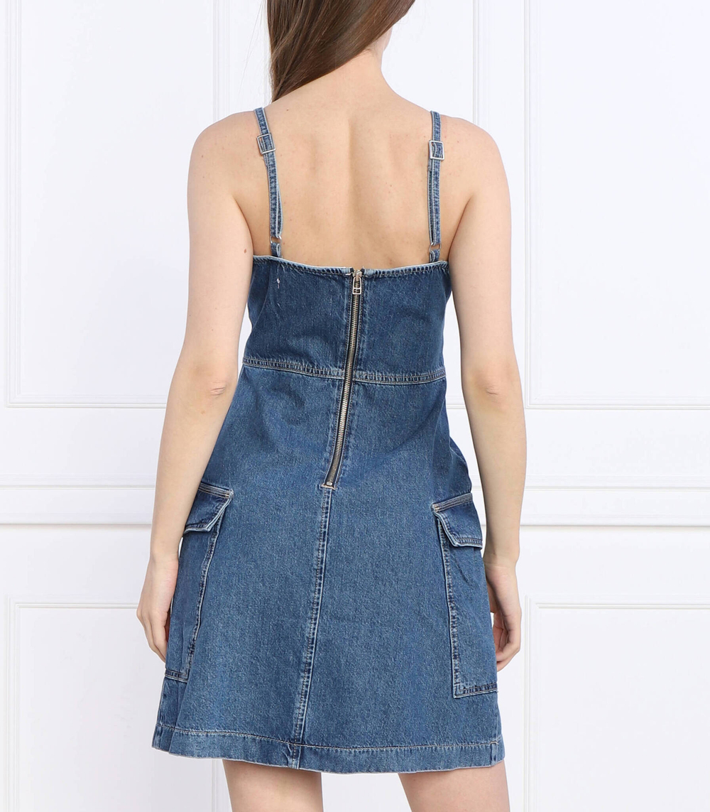 Джинсовое платье CALVIN KLEIN JEANS - голубой(J20J220667)