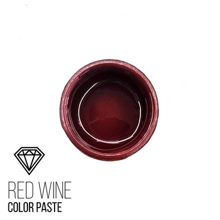 Колеровочная Паста "Red Wine" , Винно Красный, 25мл