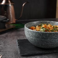 Салатник 560 мл d 14,5 см h6,6 см глазурь Glossy Stone Untouched Taiga P.L. Proff Cuisine [1]