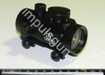 Коллиматорный прицел Target Optic 1х30 закрытый на Weaver, точка TO-1-30 RD