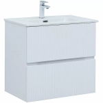 Тумба с раковиной Aquanet Джейн 70 313285 белая матовая