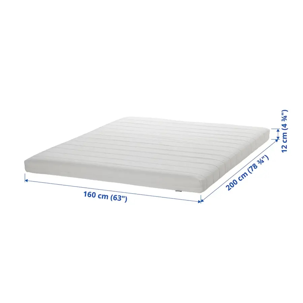 Матрас - ÅFJÄLL / АFJАLL IKEA/ ОФЬЕЛЛЬ ИКЕА, 200х160 см, белый