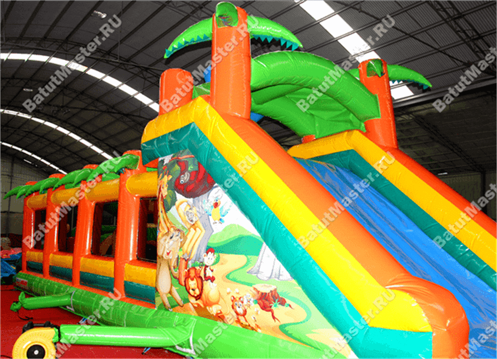 Надувная полоса препятствий "Пальмовый оазис"