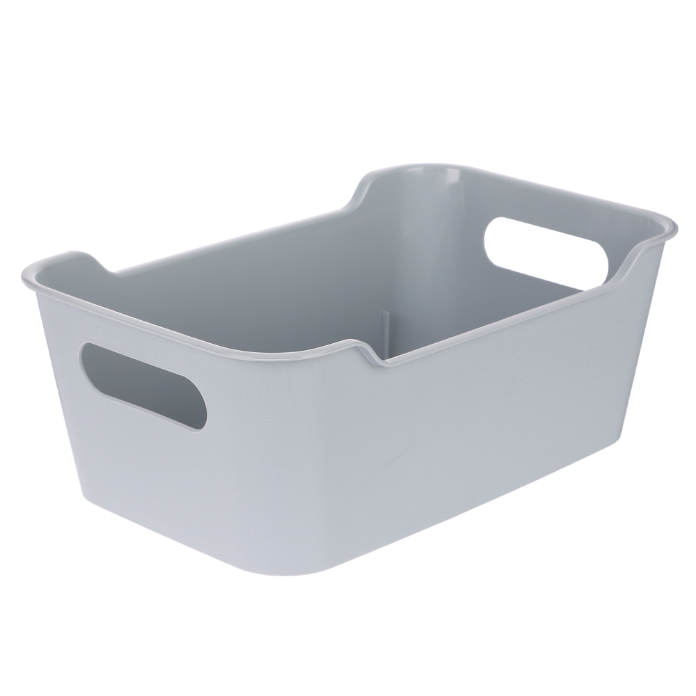 Корзинка универсальная "Mango" 4,1л. 290х180х105мм (серый)