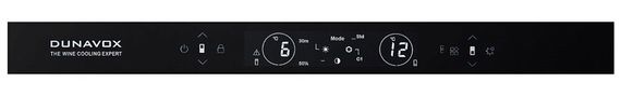 Винный холодильник Dunavox DVP-19.50B