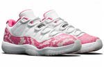 Кроссовки Jordan Air Jordan 11 Pink Snakeskin (Женская размерная сетка)