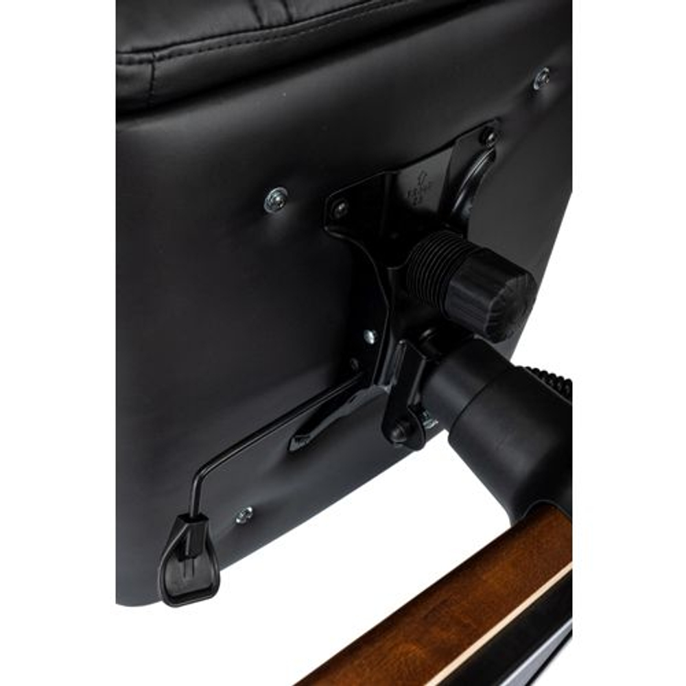 Кресло руководителя Бюрократ T-9932WALNUT/B, Кожа, Черная