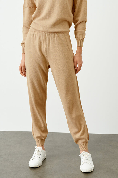 3954 Брюки женские (бежевый)