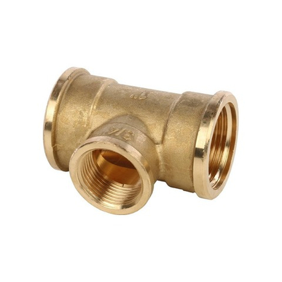 Тройник с внутренней резьбой переходной STOUT SFT 0021 - 1" x 3/4" x 1" (латунь без покрытия)