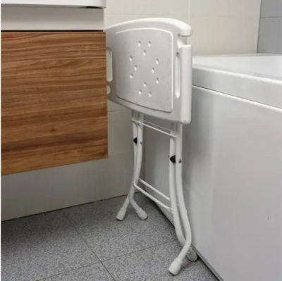 Стул складной в ванну (ССВ1/Б белый)