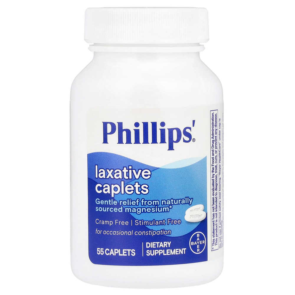 Phillip's, слабительные капсулы, 55 капсул (500 мг в 1 капсуле)