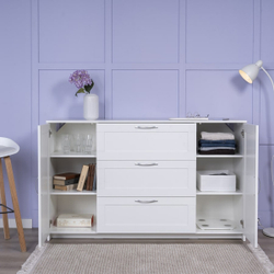 Сириус Тумба 2 двери и 3 ящика