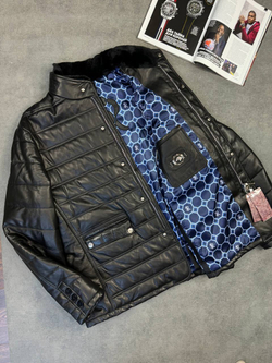 Куртка Stefano Ricci вставка из кожи крокодила