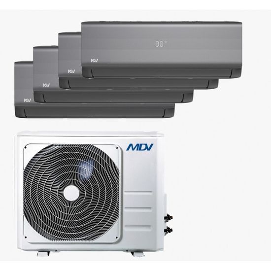 Мульти сплит-система MDV на 4 комнаты (25+25+25+25 кв.м.) LOFT