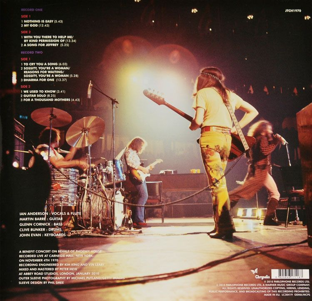 Jethro Tull / Live At Carnegie Hall 1970 (2LP)