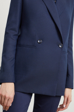 1729 Жакет женский (т.синий)