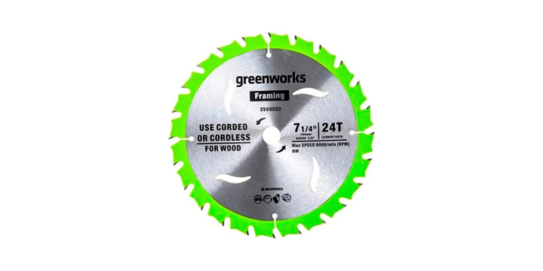 Пильные диски Greenworks