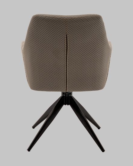 Стул обеденный, крутящийся Enid серо-зеленый ткань Sonic