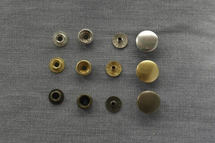 Кнопка YKK кольцевая 15мм