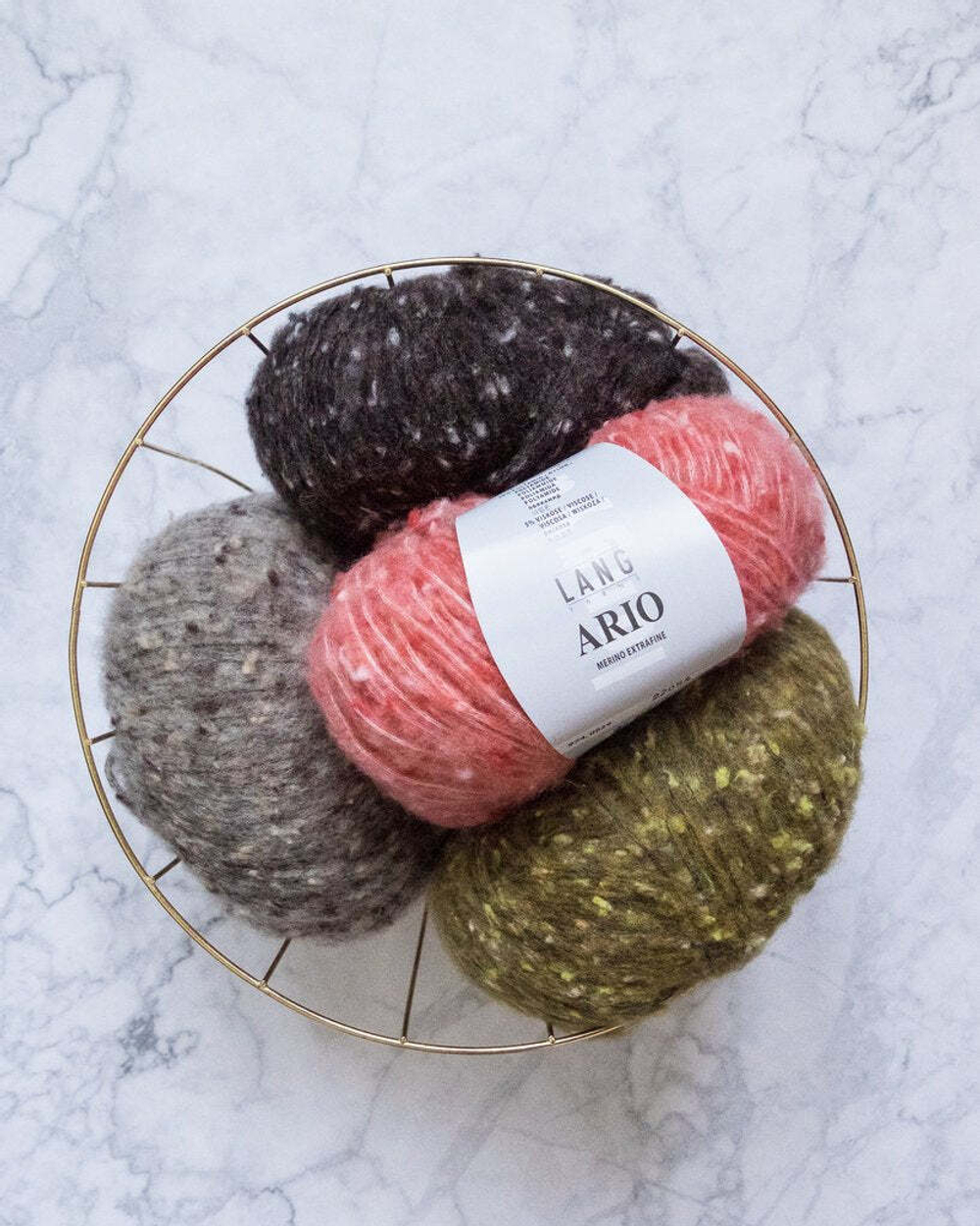 50% Lang yarns Ario | Твидовая пряжа, 5x50г