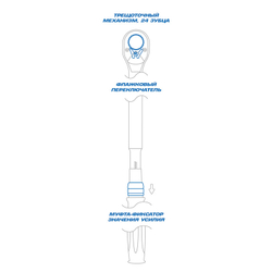 KING TONY (34662-1DG) Динамометрический ключ серии "EXACT", 3/4", 100-600 Hм