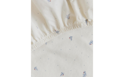 Простыня на резинке Zara Home, хлопок 100%, с растительным принтом, 1661/900