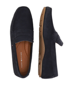 Кожаные мокасины Tommy Hilfiger - темно-синий(FM0FM04998)