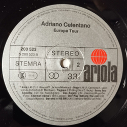 Винтажная виниловая пластинка LP The Best Of Adriano Celentano Адриано Челентано (Germany 1979)