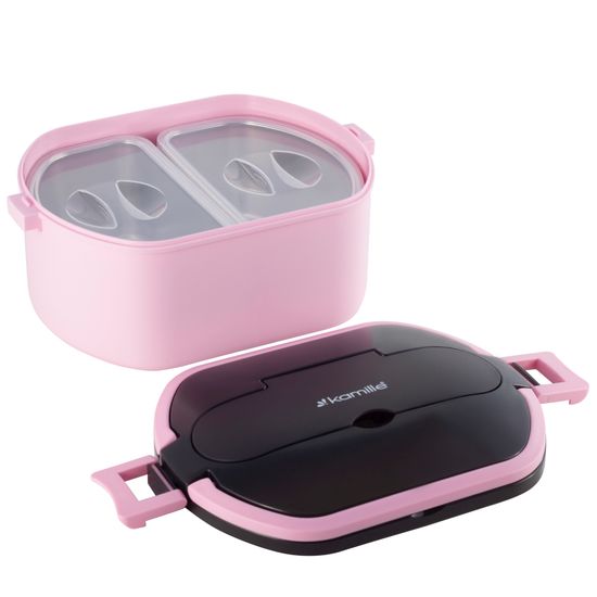 Ланч бокс 750 мл. Kamille KM 2138 (пластик, нержавеющая сталь)