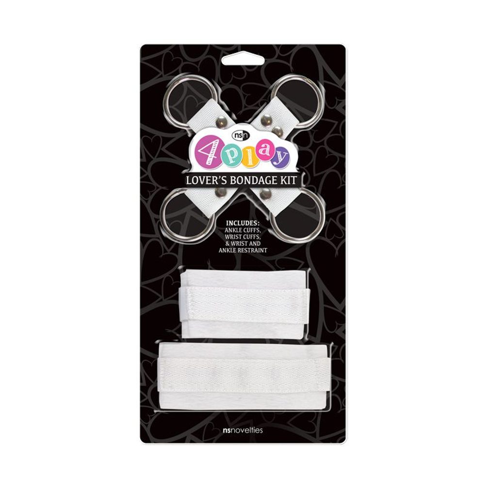 Набор для фиксации 4Play Lover (Цвет: белый)