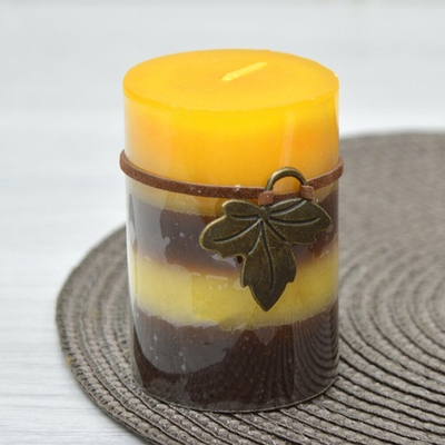 Свеча ароматическая микс Мед, Ваниль, Яблоко